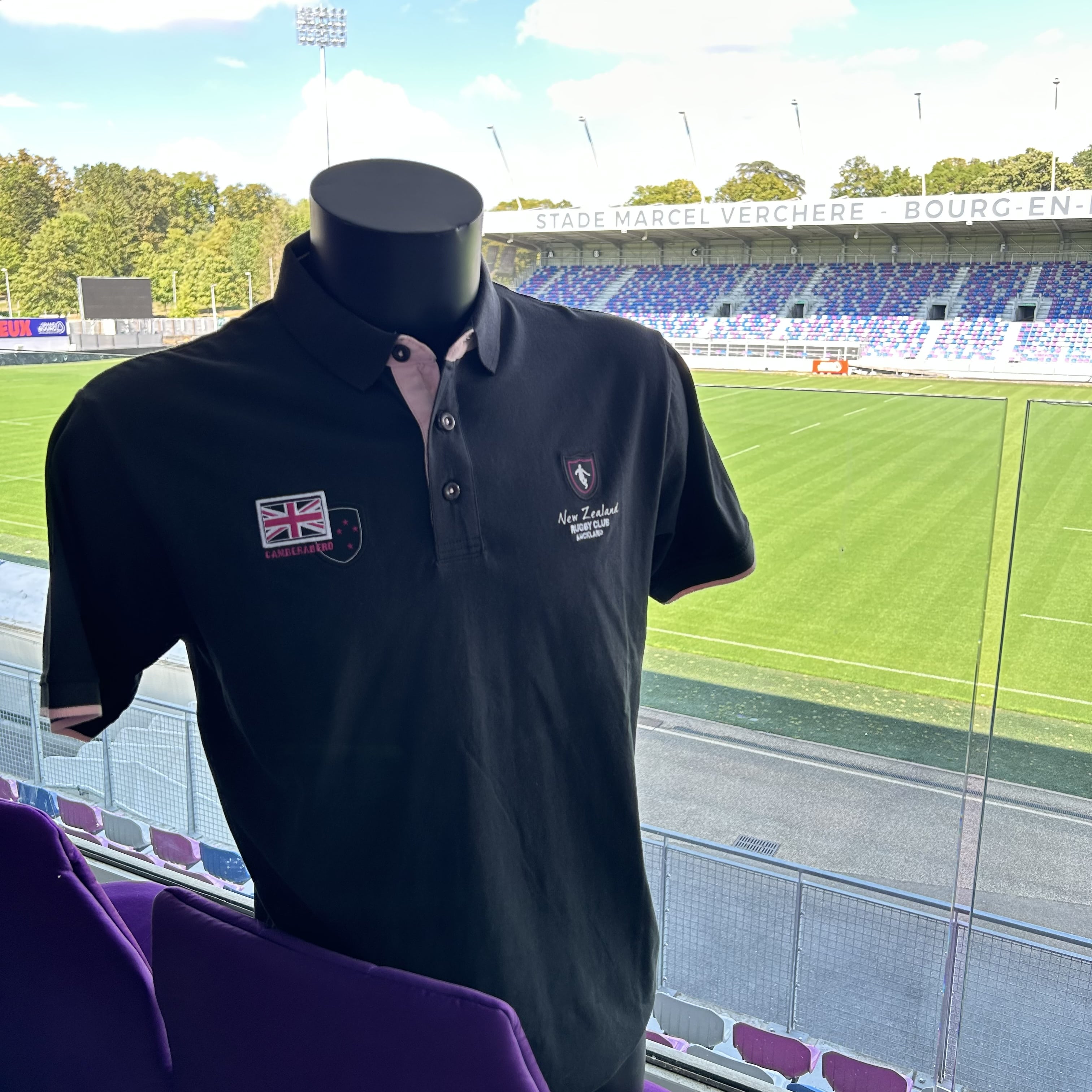 image Polo Rugby Style Cambera New Zeland / Polo noir